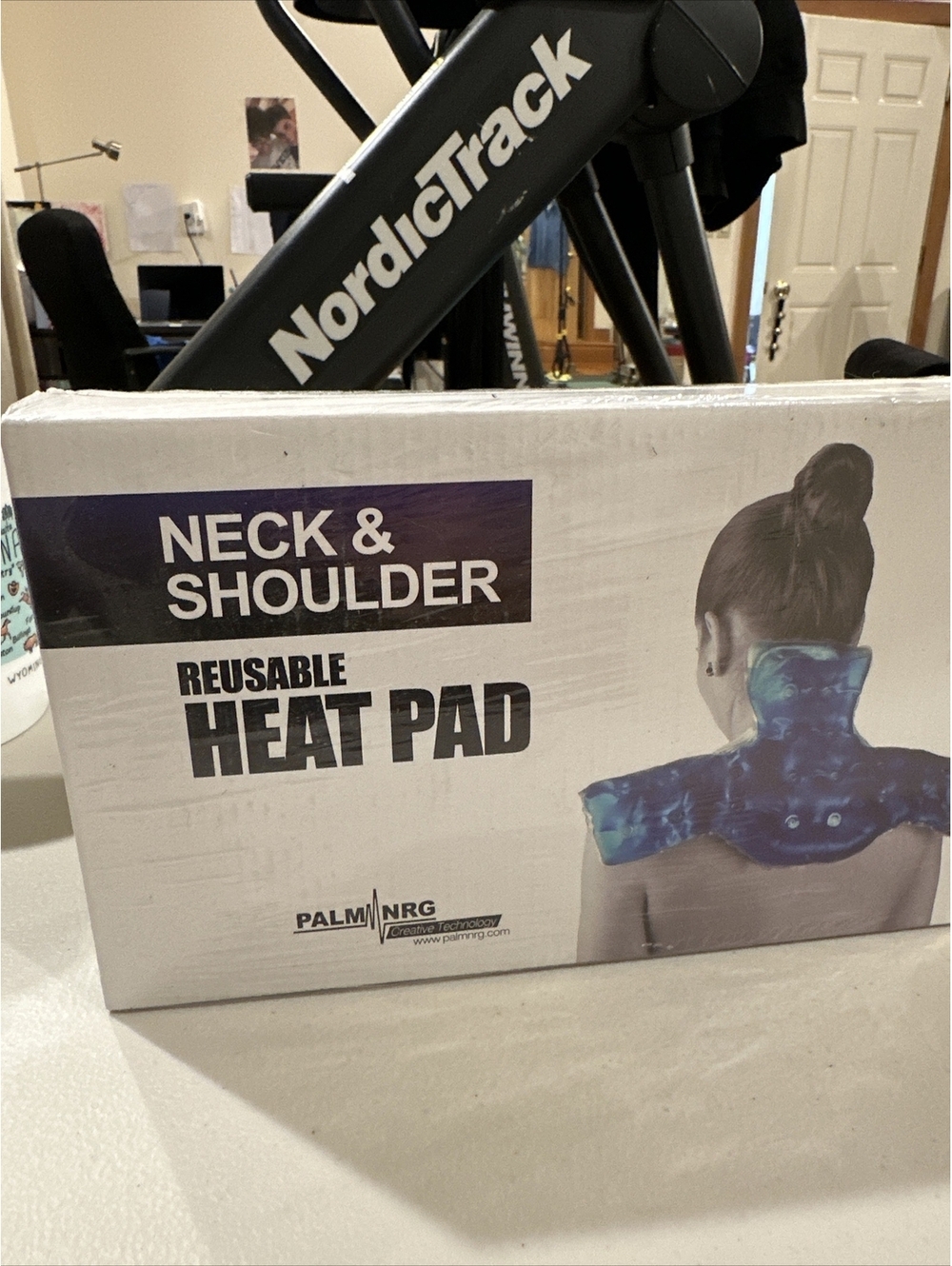 PALM NRG Reusable Heating Heat Pad Neck & Shoulder BRAND NEW AND SEALED